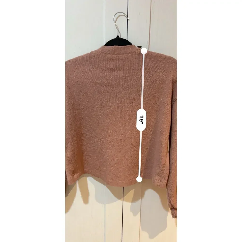 Abercrombie & Fitch Cardigan Sweater Size XXS Romantic Cottagecore Feminine Tan